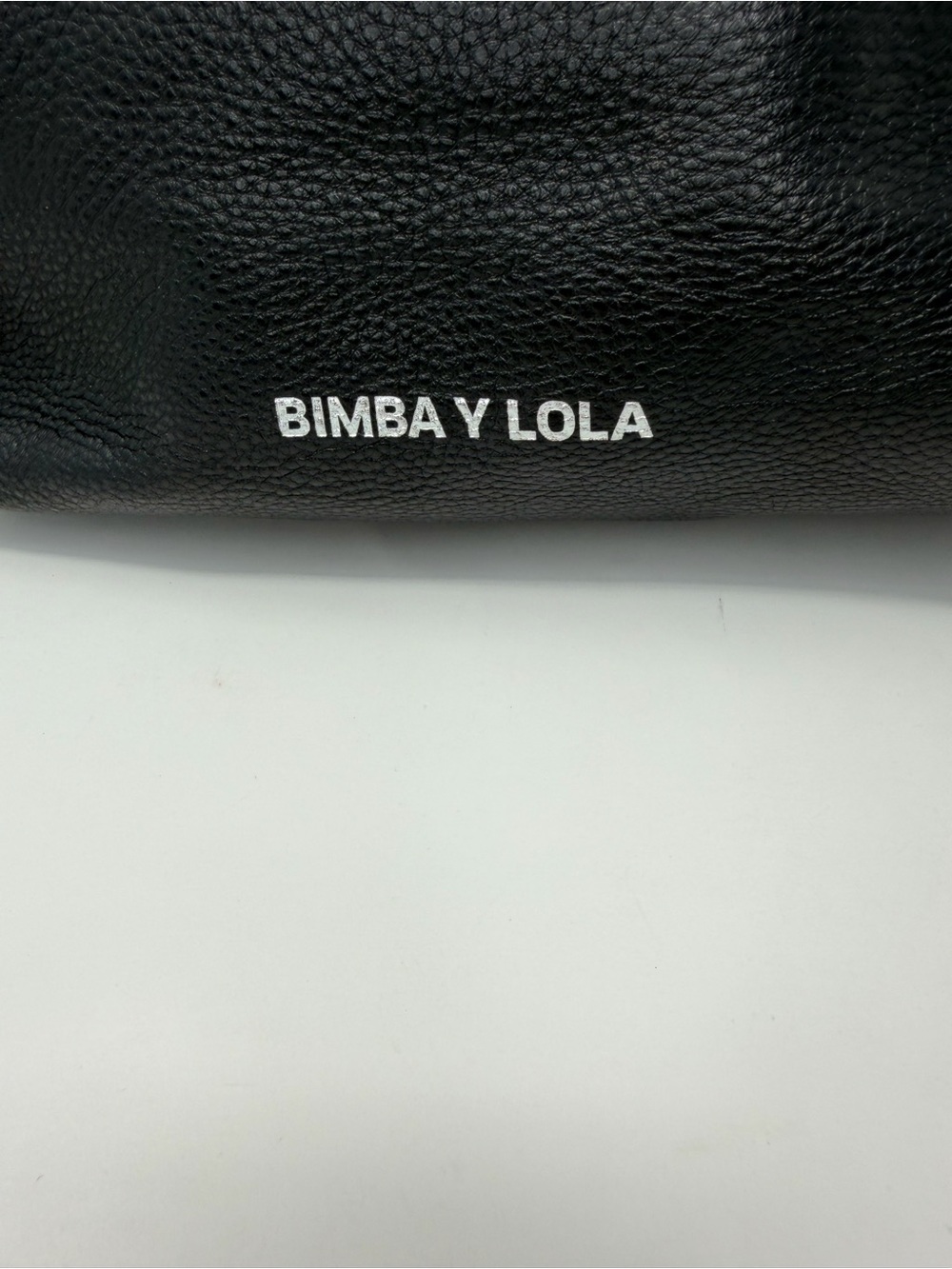Bimba Y Lola Black Pebbled Leather Crossbody - Picture 3 of 6